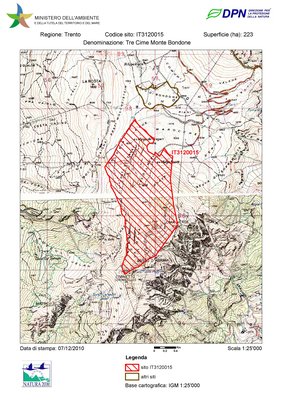 IT3120015 / Tre Cime Monte Bondone