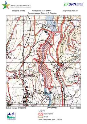 IT3120060 / Forra di S. Giustina